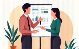 Illustration of a person giving a presentation, representing a guide or document